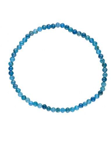 Dark Apatite Faceted Bracelet 3mm