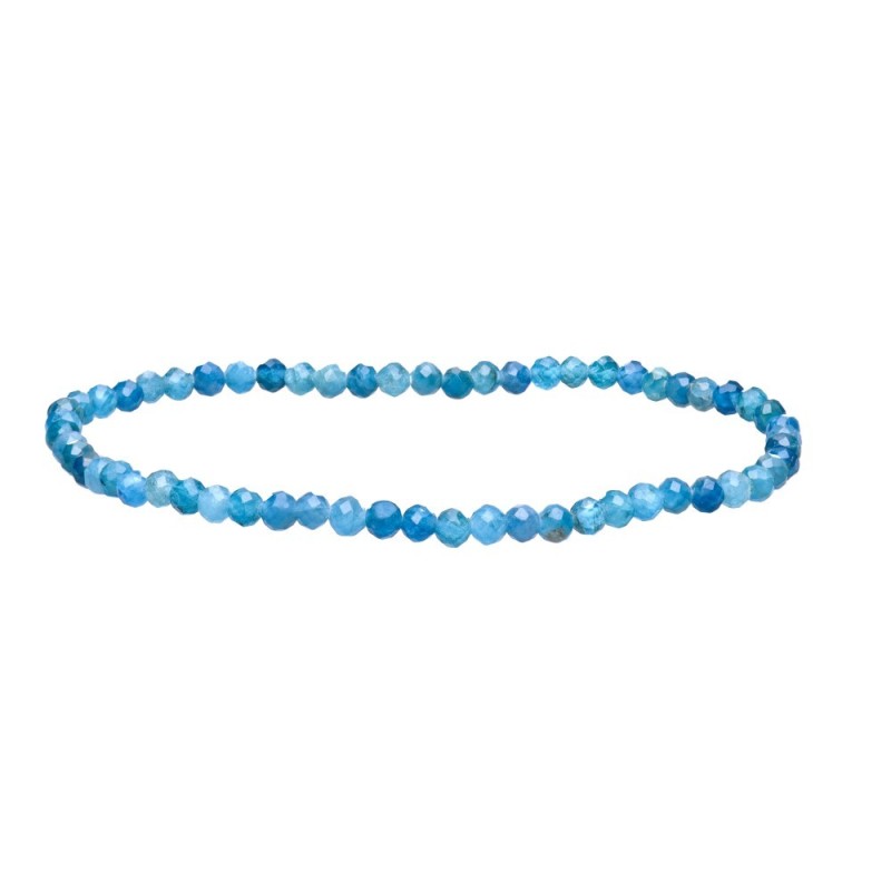 Bracciale Facettato in Apatite Scura 3mm
