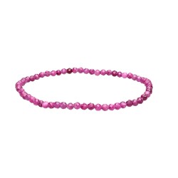 Bracciale Facettato di Rubino 3mm