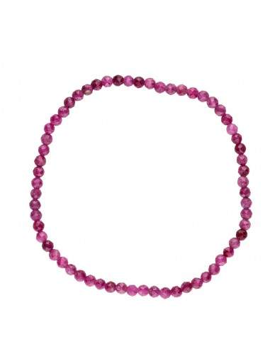 Bracciale Sfaccettato di Rubino 3mm