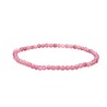 Bracelete Facetada de Turmalina Rosa de 3mm