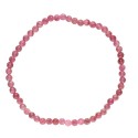 Bracciale Faccettato in Tormalina Rosa 3mm
