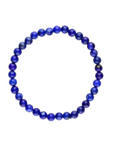 Bracelet en lapis-lazuli 6mm