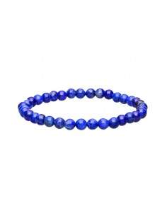 Bracelet en lapis-lazuli 6mm