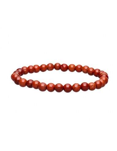 Bracciale in diaspro rosso 6mm