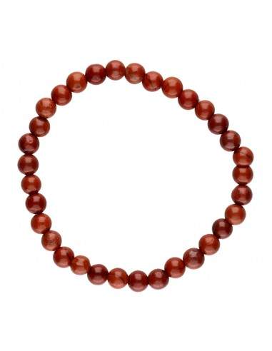 Bracelet de Jaspe rouge 6mm