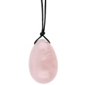 Large Rose Quartz Yoni Egg with Hole