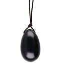 Medium Obsidian Yoni Egg with Hole