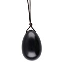 Large Obsidian Yoni Egg with Hole