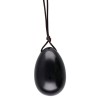 Grande ovo yoni obsidiano com buraco