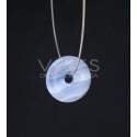 Calcedonia Azul Donut Pequeño