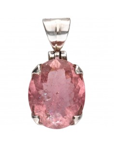 Pendentif Tourmaline rose...