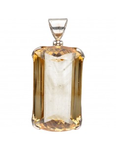 Citrine Pendant in 925...