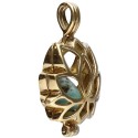 Colgante de Bronce con Mineral Aleatorio
