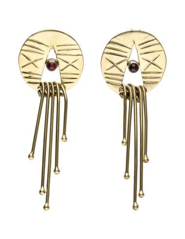 Boucles d'oreilles en bronze avec...
