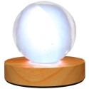 Kit lampe de base LED avec sphère en sélénite