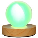 Kit Lampada Base LED con Sfera di Selenite