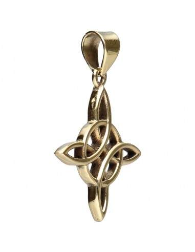 Pendentif nœud de sorcière en bronze...