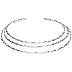 Collana in Bagno d'Argento Rigido -2-