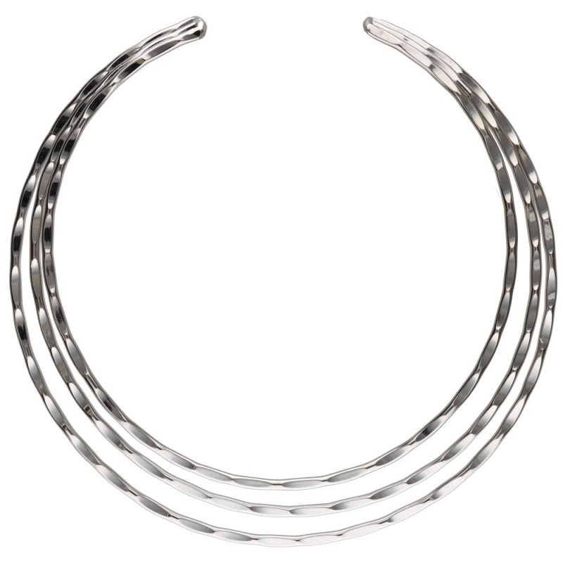 Collana in Bagno d'Argento Rigido -2-