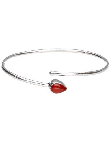 Bracelet plaqué argent avec minéraux...