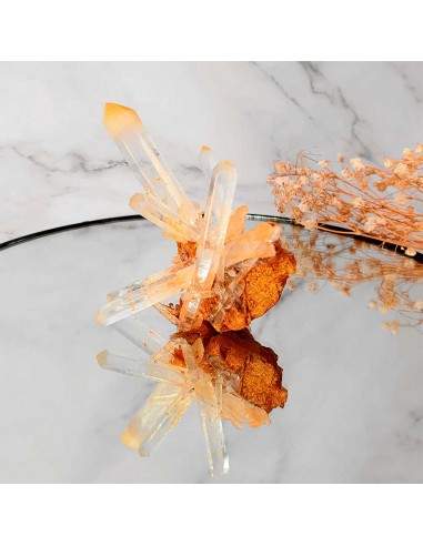 Halloysite Druse (Mango Quartz) CM20