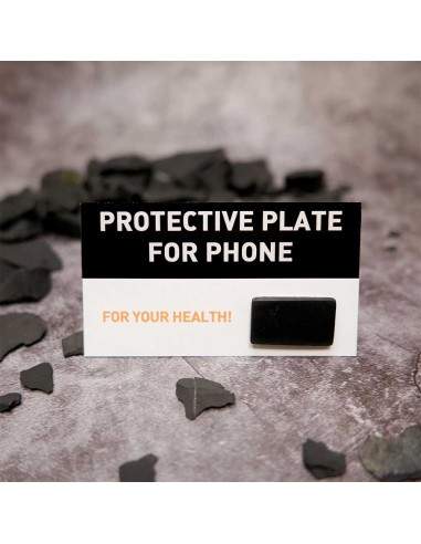 Piastra adesiva rettangolare in shungite