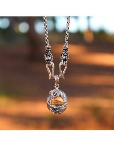 Pendentif Dragon plat de Gotland en...