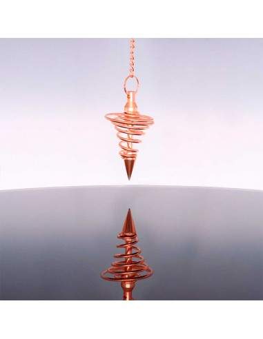 Pêndulo em espiral de cobre grande...