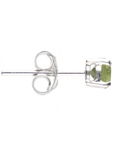 Pendiente Botón Círculo de Peridoto...