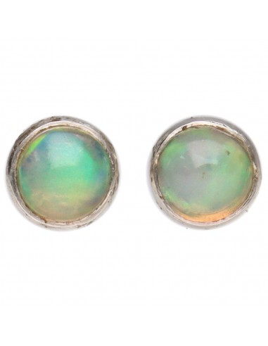 Orecchini a bottone con cerchio di...