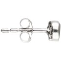 Orecchini a bottone in opale in argento sterling 925