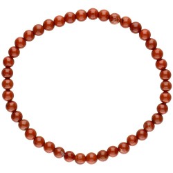 Bracciale in Giada Rossa 4mm