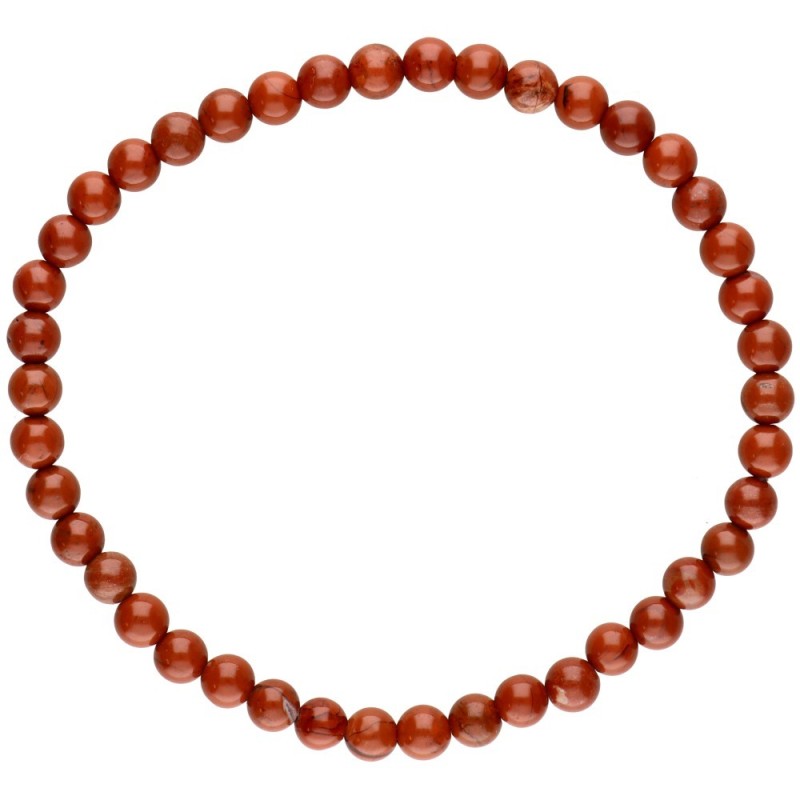 Bracciale in Giada Rossa 4mm