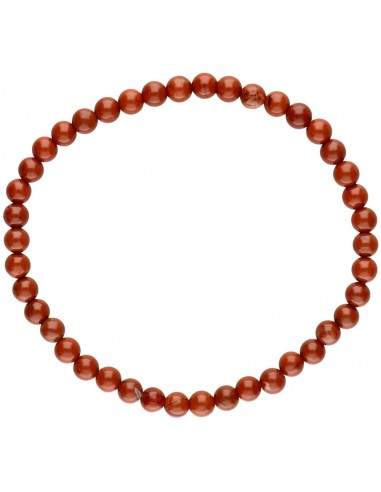 Pulsera di Jaspe Rosso 4mm
