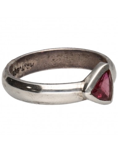 Anillo de Turmalina Rosa en Plata de...