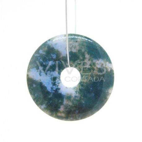 Donut agata musgosa grande