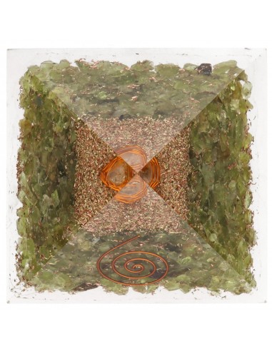 Piramide di Peridoto in Resina con...