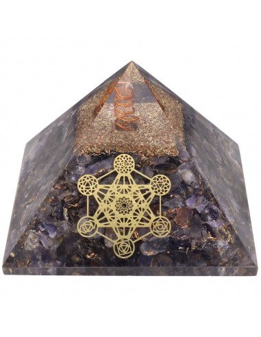 Piramide Orgonita di Iolite in resina...