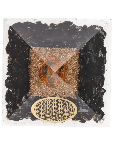 Piramide in Orgonite di Shungite in...