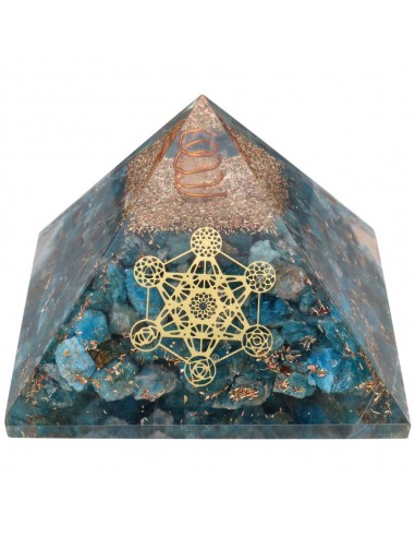 Piramide di Apatite Orgonite in...