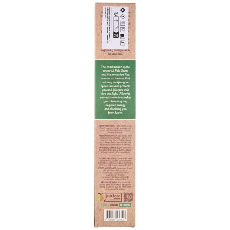 Incienso di Palo Santo con Ruda - Sacra Madre