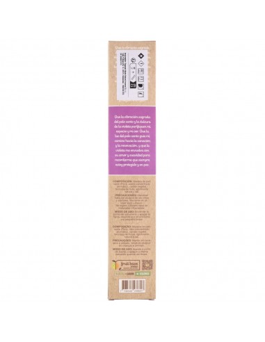 Incienso de Palo Santo con Violetas -...