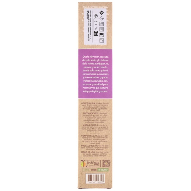 Incienso di Palo Santo con Viole - Sacra Madre