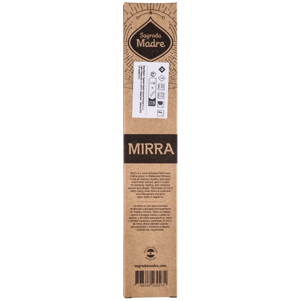 Dr Giorgini Incenso In Bastoncini Alla Mirra – Naturale, Fatto A Mano, Ideale Per Meditazione E Ambiente Rilassante