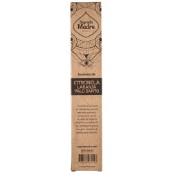 Incenso Natural de Citronela de Laranja e Palo Santo - Sagrada Madre