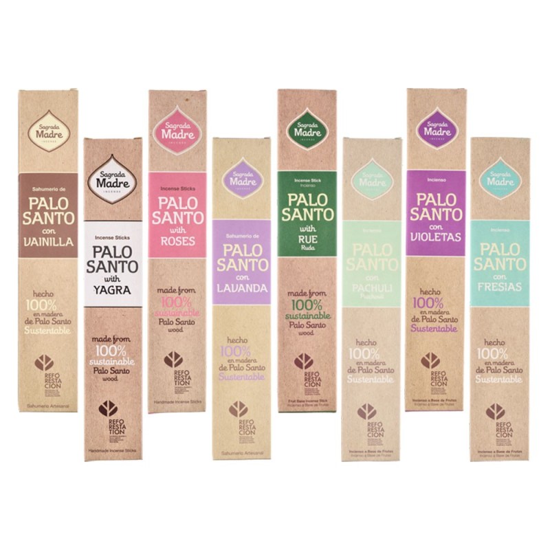 Incienso di Palo Santo con Mirra - Sacra Madre