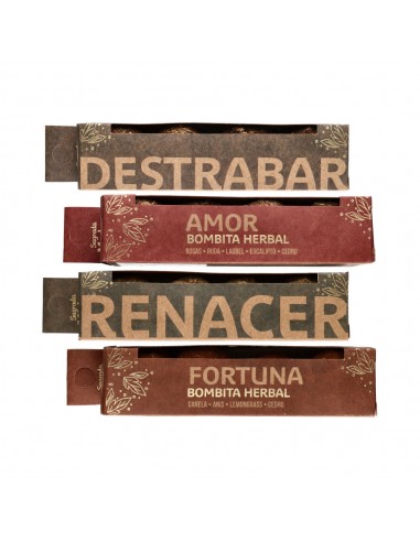 Bombita Herbal x4 Destrabe - Sagrada...