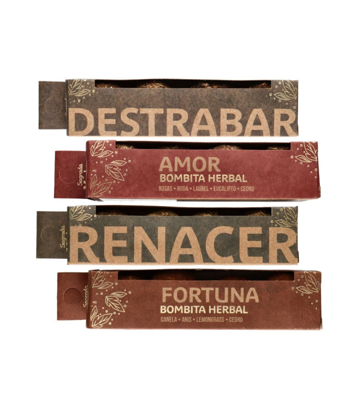 Bombita Herbal x4 Sbloccare - Sagrada Madre
