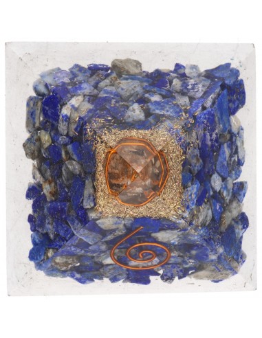 Pyramide en résine Lapis Lazuli avec...